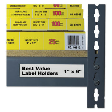 C-Line® Self-adhesive Label Holders, Top Load, 1 X 6, Clear, 50-pack freeshipping - TVN Wholesale